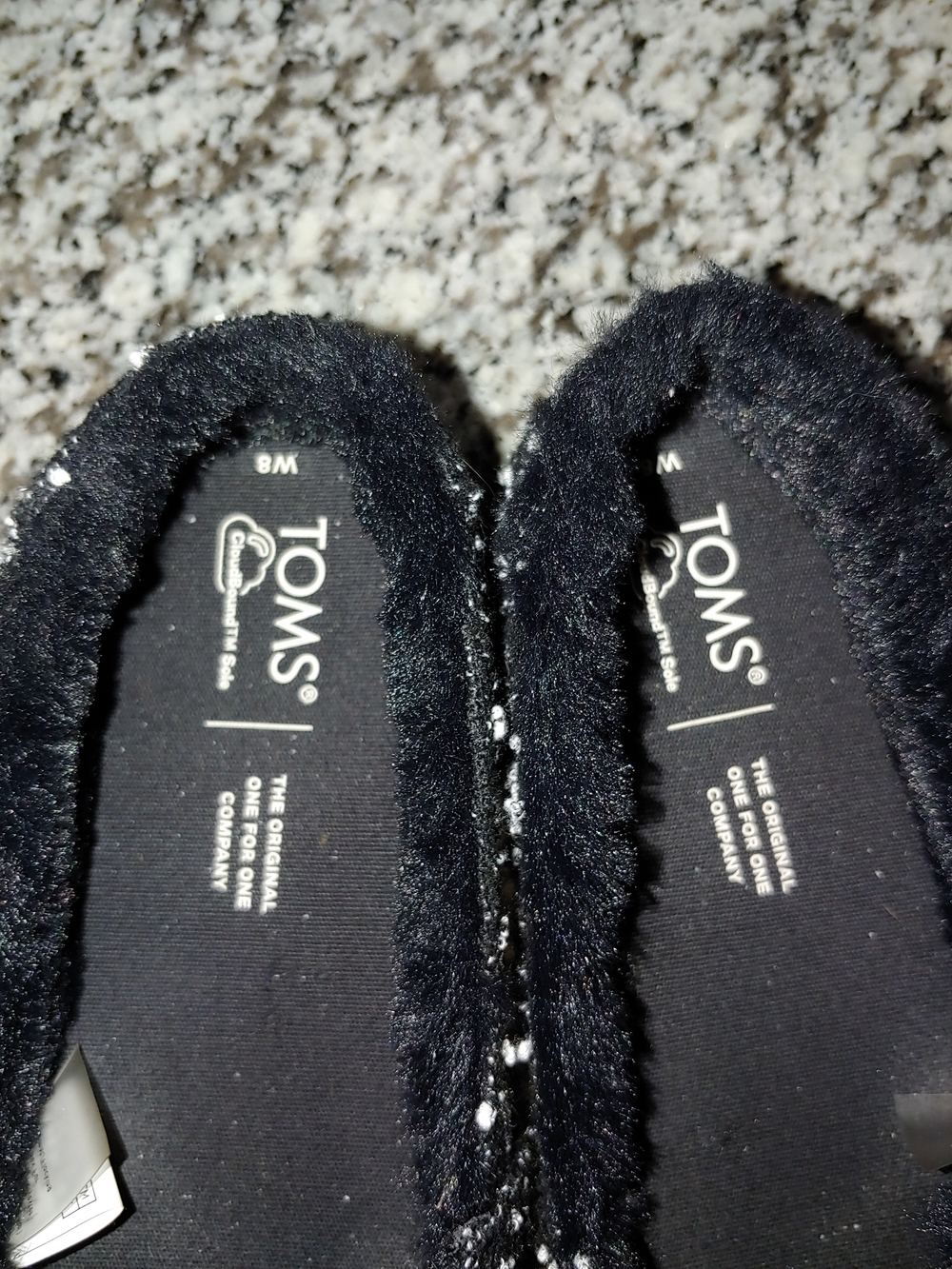 Toms black & white textured alpargatas - Picture 3 of 3
